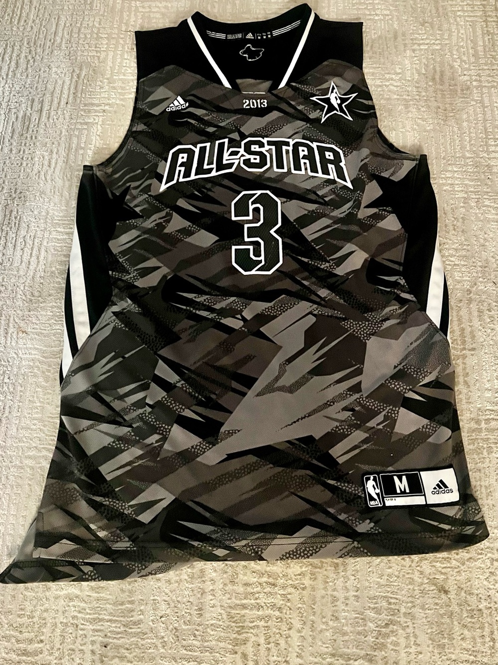 Adidas Rare Dwayne Wade  All-Star Basketball Jersey.